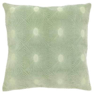 Unique Living kussen nela tea green 45 x 45 cm | 6 stuks