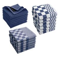 Byrklund Keukenset Clean Blauw - 18 delig - Theedoeken, Keukendoeken & Vaatdoeken - thumbnail
