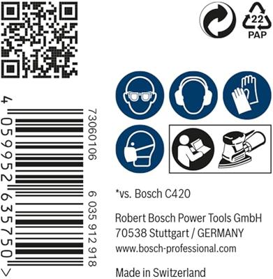 Bosch Accessories 2608901625 Schuurnet voor multischuurmachine Korrelgrootte (num) 180 (l x b) 150 mm x 100 mm 50 stuk(s) Bosch Accessories 2608901625 Schuurnet voor multischuurmachine Korrelgrootte (num) 180 (l x b) 150 mm x 100 mm 50 stuk(s)