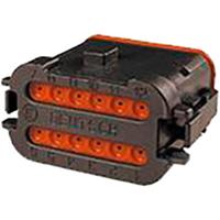 TE Connectivity DT06-12SB-CE05 Female behuizing (kabel) DT Totaal aantal polen: 12 Inhoud: 1 stuk(s) - thumbnail