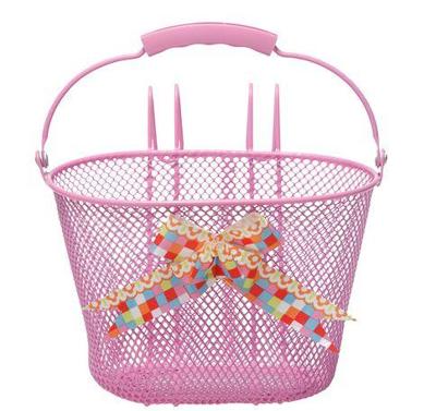 Kinderfietsmand New Looxs Astri Girls 8 liter 26 x 17 x 17,5 cm - arabella pink