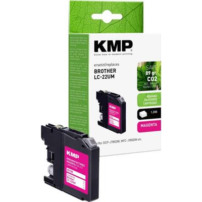 KMP Inktcartridge vervangt Brother LC-22UM Compatibel Magenta B73M 1536,4006