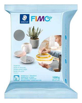 Boetseerklei staedtler fimo air 1kg grijs