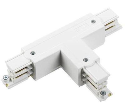 Nordic t-stuk vast 90gr. tbv. rail wit links 5050050