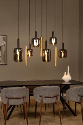 Lucide JOANET - Hanglamp - 2xE27 - Messing