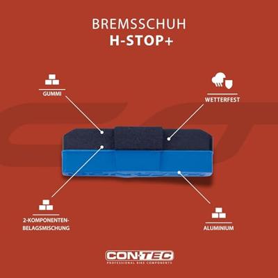 CONTEC rempads "h-stop +" ct brake shoes h-stop+ hydraulic - thumbnail