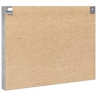 Vitrinekast 100x8,5x75 cm bewerkt hout betongrijs - thumbnail