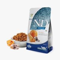 FARMINA N&D Ocean Herring Pumpkin&Orange Adult - droog kattenvoer - 1,5 kg - thumbnail