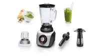 Bosch SilentMixx Pro MMB66G7M 2,3 l Blender voor op aanrecht Zwart, Grijs 900 W - thumbnail