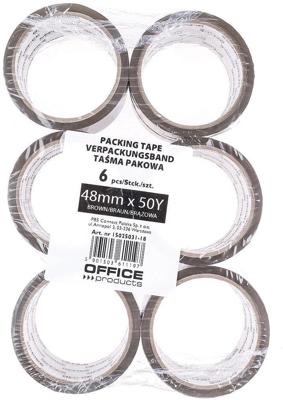 OFFICE products verpakkingstape, ft 48 mm x 46 m, bruin