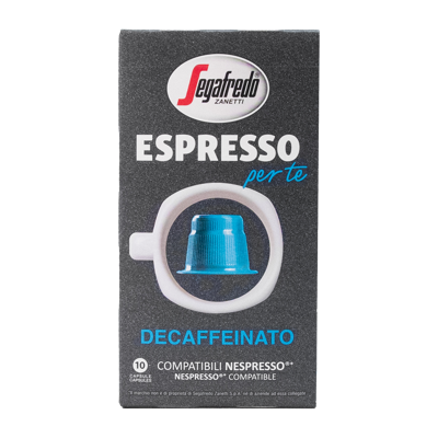 Segafredo - nespresso - Per te Decaffeinato - OUD