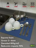 Tapijt Exma Aqua-Mat Basic Marineblauw PVC 65 cm x 15 m - thumbnail