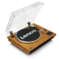 Platenspeler met Bluetooth®, USB MP3-coder, luidsprekers Hout - thumbnail