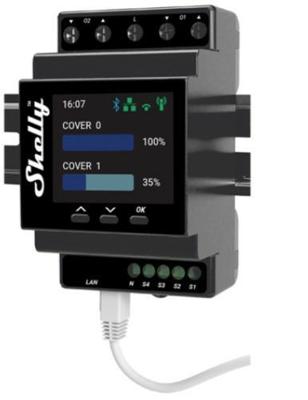 Shelly pro dual cover / shutter pm relais