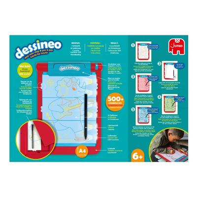 Jumbo dessineo characters stap voor stap tekenbord