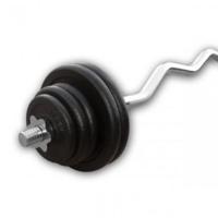 RS Sports Curlstangset gietijzer l 40 KG - thumbnail