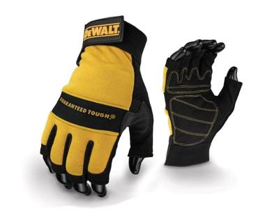 DeWalt DPG23 Vingerloze Performance Handschoen | Synthetisch Leer - DPG23LEU