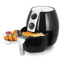 Emerio AF-116073 friteuse Heteluchtfriteuse 4,5 l Enkel Zwart, Zilver Vrijstaand 1500 W - thumbnail