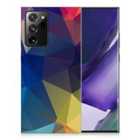 Samsung Galaxy Note20 Ultra TPU Hoesje Polygon Dark - thumbnail
