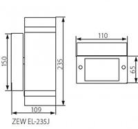 Kanlux Zew 22442 Buitenlamp (wand) LED GU10 70 W Grijs - thumbnail
