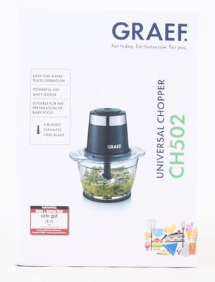 Graef CH502EU Hakmachine 500 W Zwart