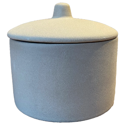 Geurkaars keramiek - geurkaars Sandlewood Beach, klein - Geurkaars beige