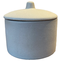 Geurkaars keramiek - geurkaars Sandlewood Beach, klein - Geurkaars beige - thumbnail