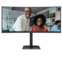 AOC E4 CU34E4CV computer monitor 86,4 cm (34") 3440 x 1440 Pixels UltraWide Quad HD LCD Zwart - thumbnail