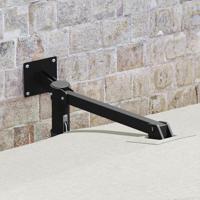 Tuinparasol Beige en zwart 248.5 x 247.5 x 160 cm - thumbnail