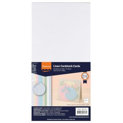 Florence • linnenkarton 250g 13,5x27cm pastel 45x