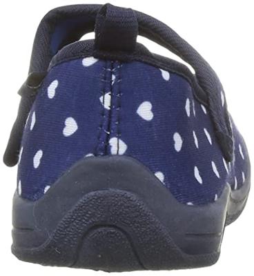 Playshoes pantoffels Hartjes Marineblauw-32-33