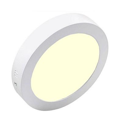 Energiezuinige LED Downlight 18W. Warm Wit 3000K. Ø225mm Mat Wit Aluminium