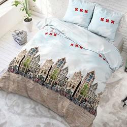 Sleeptime - Amsterdam Grachten Dekbedovertrek Katoen - Multi | OP=OP! - 240 x 220