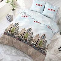 Sleeptime - Amsterdam Grachten Dekbedovertrek Katoen - Multi | OP=OP! - 240 x 220 - thumbnail