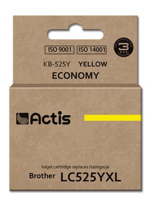 Actis KB-525Y inkt (vervangt Brother LC525Y; Standaard; 15 ml; geel)