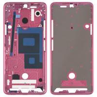 Front behuizing LCD frame bezel Plate voor LG G7 ThinQ/G710 (roze) - thumbnail