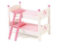 Houten Poppen Stapelbed - Fiori Bianco - thumbnail