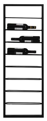 Light & Living Wijnrek 'Macaben' Voor 8 flessen, kleur Zwart