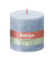 Bolsius kaars rustiek 10x10 cm sky blue - thumbnail