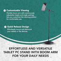 Konig & Meyer 19789 Tablet PC Stand met hengelarm - thumbnail