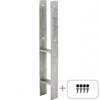 Paalhouder H-Anker 9 x 9 x 60 CM - thumbnail