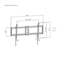 TV houder Aisens WT100T-367 43" 100" 75 Kg - thumbnail