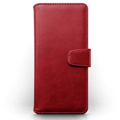 Qubits - luxe echt lederen wallet hoes - Samsung Galaxy S20 Ultra - Rood Qubits - luxe echt lederen wallet hoes - Samsung Galaxy S20 Ultra - Rood