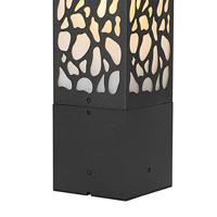 QAZQA Modern buiten paaltje zwart 40 cm IP44 - Nicole - thumbnail