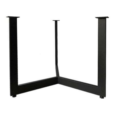 Stalen salononderstel zwart rond ø 59 cm en hoogte 43 cm (2 x 4 cm)