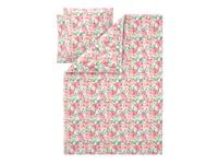 LIVARNO Satijnen dekbedovertrek 200 x 200 cm (bloemen) - thumbnail