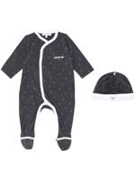 Emporio Armani Kids My First two-piece babygrow set - Blue - thumbnail