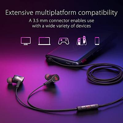 ASUS ROG Cetra Core II In-ear Bedraad Zwart 3.5mm