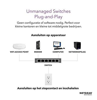 Switch Netgear GS108LP-100EUS