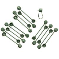 Plantenklemmen groen 15 stuks - thumbnail